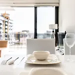 Seafront 1 Bedroom - Sea View Balcony - New Building Lägenhet Alanya